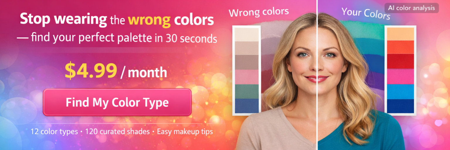Discover your color type — find colors that make you glow